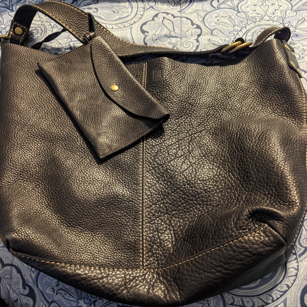 Lucky brand tote with small bag